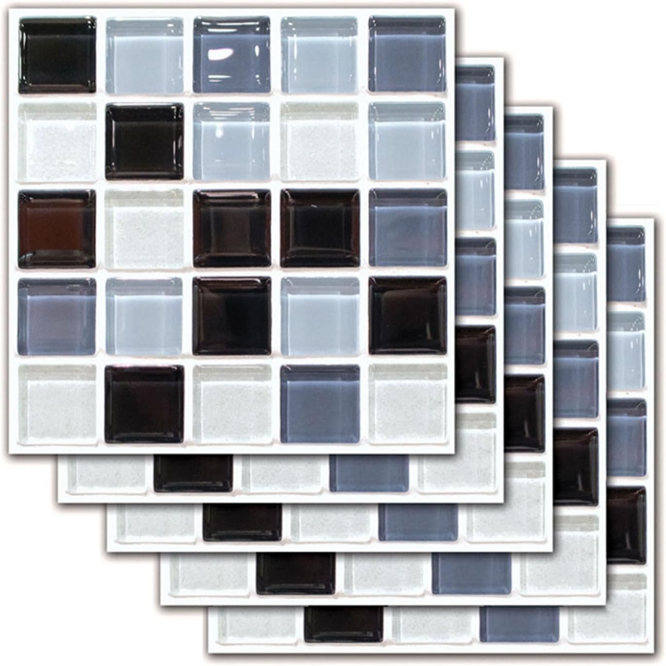 30 samoprzylepnych naklejek na płytki do kuchni - 20x20 cm - Wystrój kuchni i łazienki