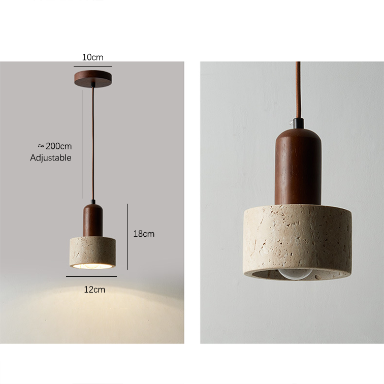 Lampy wiszące z żarówkami, żyrandole LED, lampy sufitowe w stylu vintage, żyrandole nocne, lampy sufitowe, 3 temperatury barwowe, regulowana wysokość - 4