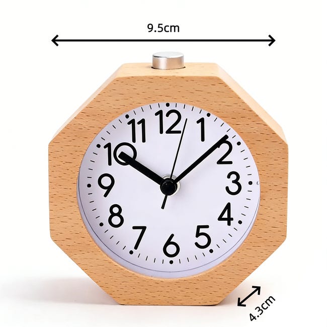 Pilmoux Sveglia silenziosa da comodino senza ticchettio alimentato a batteria orologio da comodino grande quadrante orologio da camera da letto Snooze luce notturna forte Crescendo allarme facile da Pilmoux Sveglia silenziosa da comodino senza ticchettio alimentato a batteria orologio da comodino grande quadrante orologio da camera da letto Snooze luce notturna forte Crescendo allarme facile da