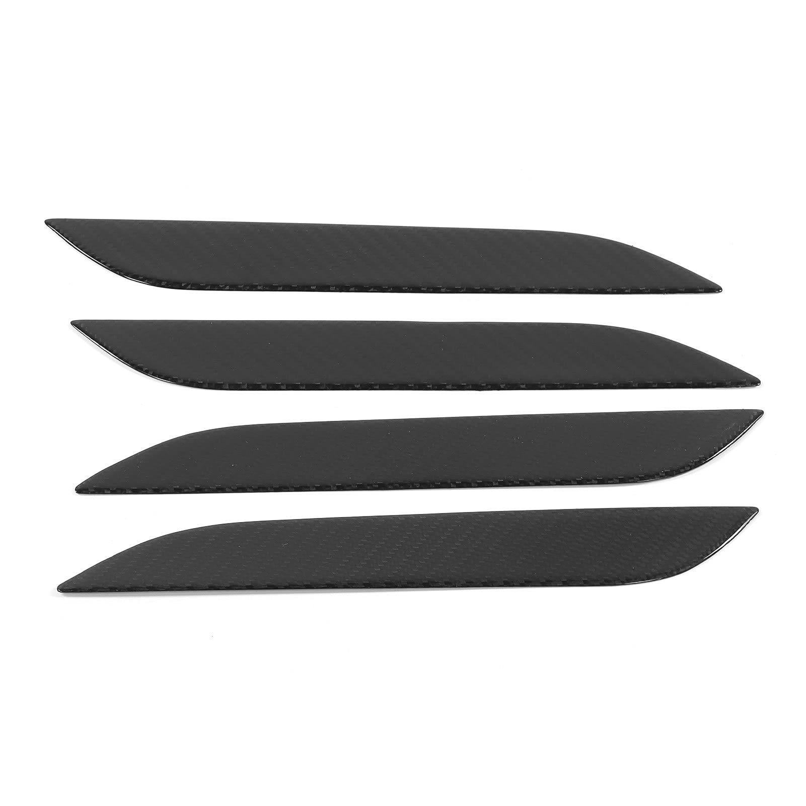 JeCar - Cubierta De Panel Superior De Fibra De Carbono Para Puerta De Camaro, Accesorios Interiores Compatibles Con Chevrolet Chevy Camaro 2016-2023