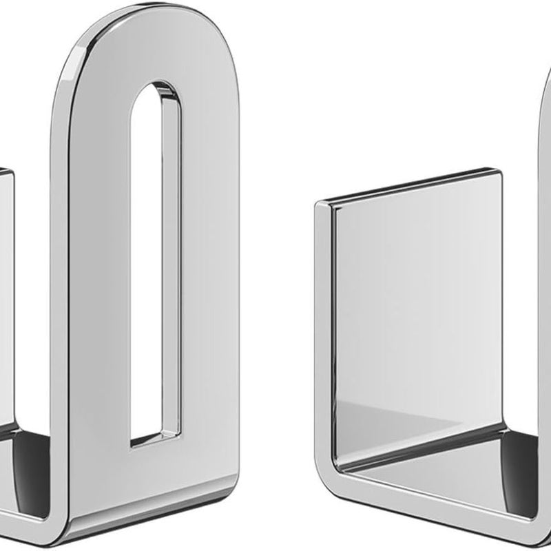 Uniwersalne wsparcie dla pokrywek garnków, odporne na rdzę, odpowiednie do drzwi i ścian szafek, blok na noże (srebrny), zestaw 2 szt.