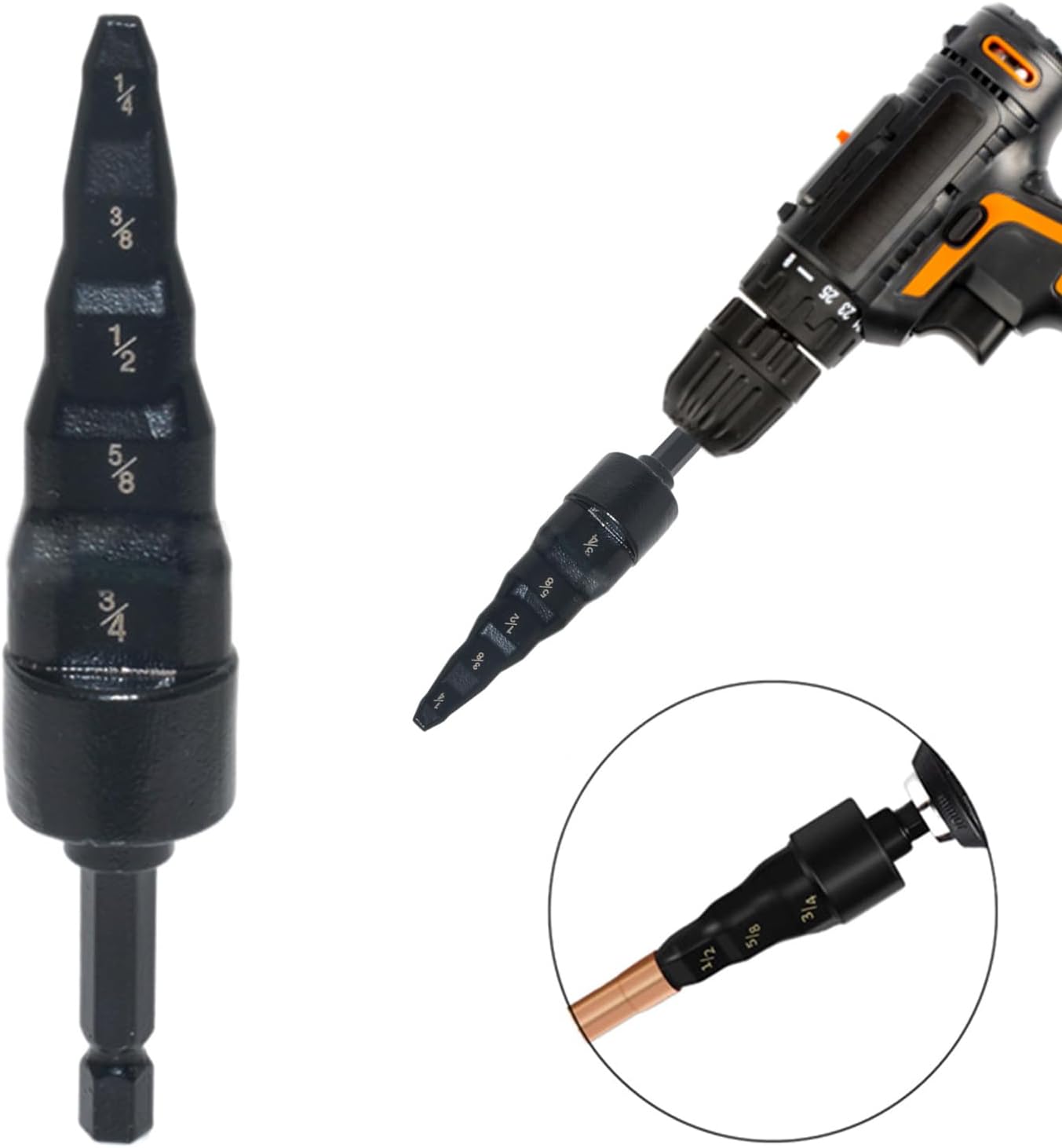 Set D'évasoirs Pour Tubes Cuivre - Jeu De Forets D'agrandissement Pour Climatisation - Neuf, Compatible Avec Différents Diamètres