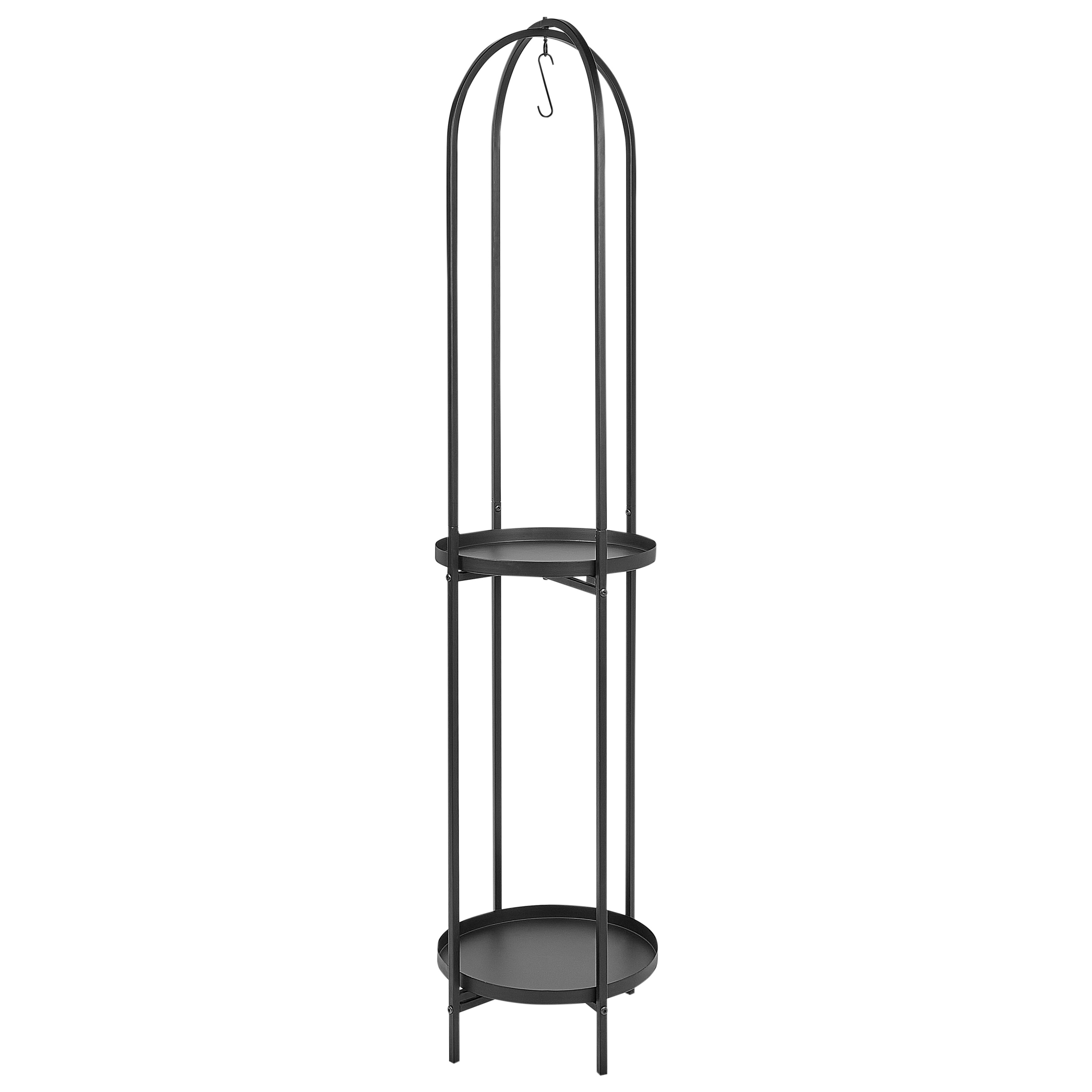 3 Anelli Portavasi Da Parete In Metallo Nero – Supporto A Muro Per Piante, Diametri 10/15/20 Cm