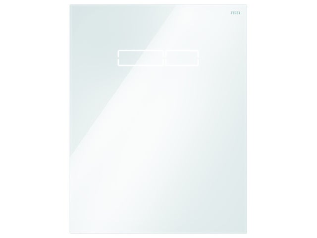 Plaque de commande TECElux avec commande électronique Sen-Touch, 9650002, Exécution: Verre blanc