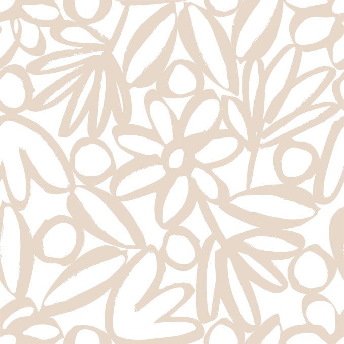 Funda nórdica con botones algodón lucea beig - 140x200 cm