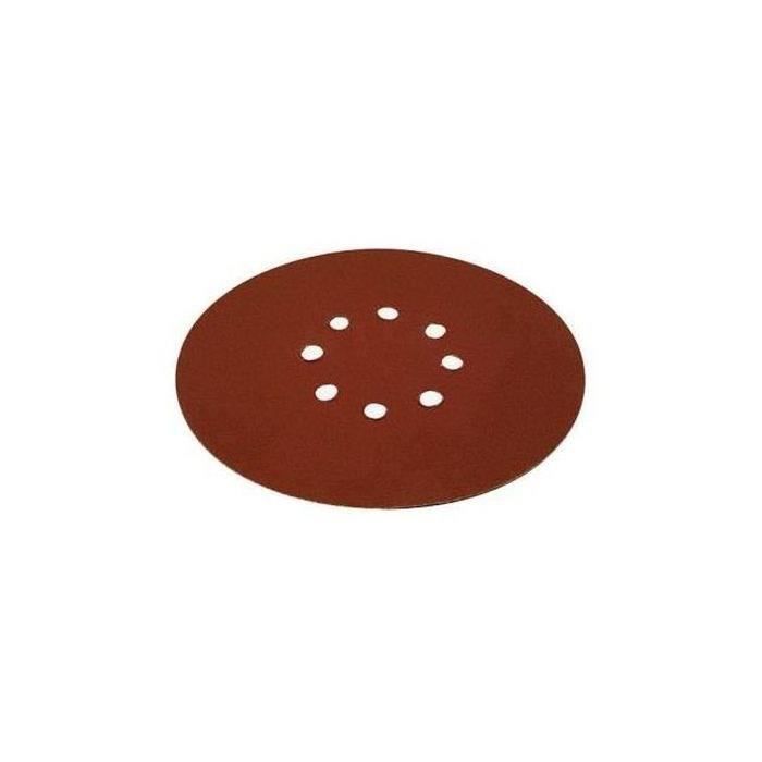Jeu de 6 abrasifs plâtre Ø225mm-8 trous-Grain 180 - 4