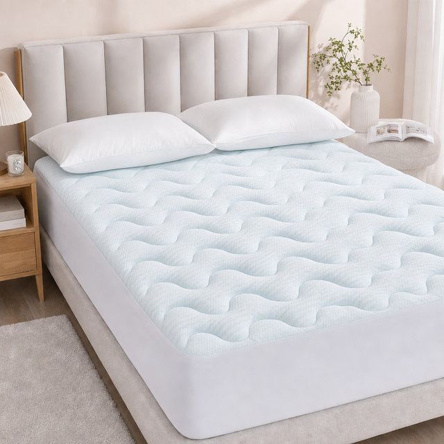 Surmatelas Housse 90x200 | Mémoire de Forme pour 1 Personne | Poche Extra-Profonde jusqu'à 30 cm | Contre les Maux de Dos