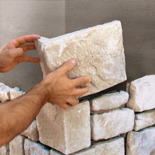 Pietre D'Arredo, Sakar Ambra revêtement type pierre reconstituée | Multiformat irrégulier | Unité de vente 1 box de 0,50 M2 | Fabriqué en Italie - 9