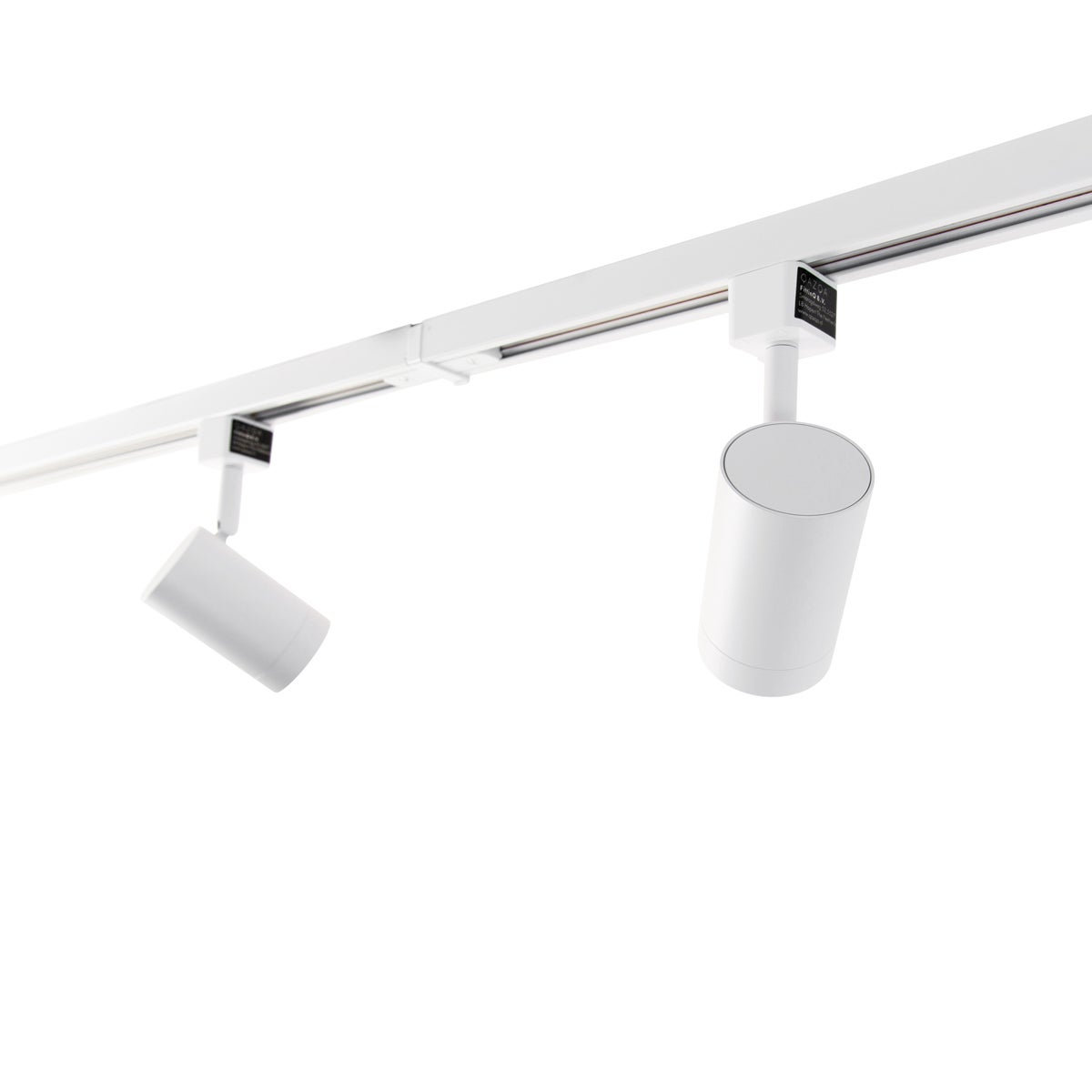 Sistema di illuminazione a binario moderno con 6 faretti bianchi monofase 200 cm - Iconic Jeana - 2