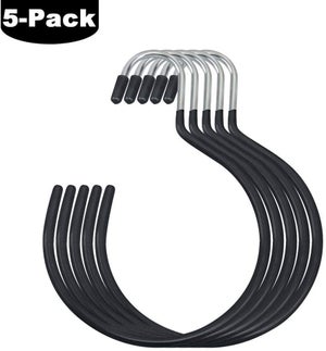 5 Ganci Appendiscarpe Nero - Portacravatte, Portacinture E Accessori Per Armadio Ordine - Foto 5