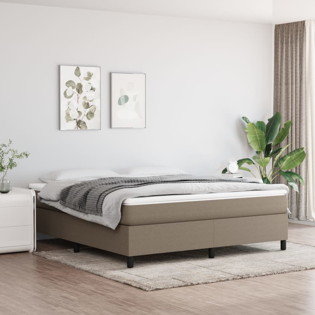 vidaXL Sommier à lattes de lit et matelas et LED Noir 160x200 cm Tissu