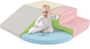 Set Arrampicata Bambini Wilwolfer, 6 Pezzi In Schiuma EPE, Rivestiti In Pelle, Colorati, A Partire Da 1 Anno