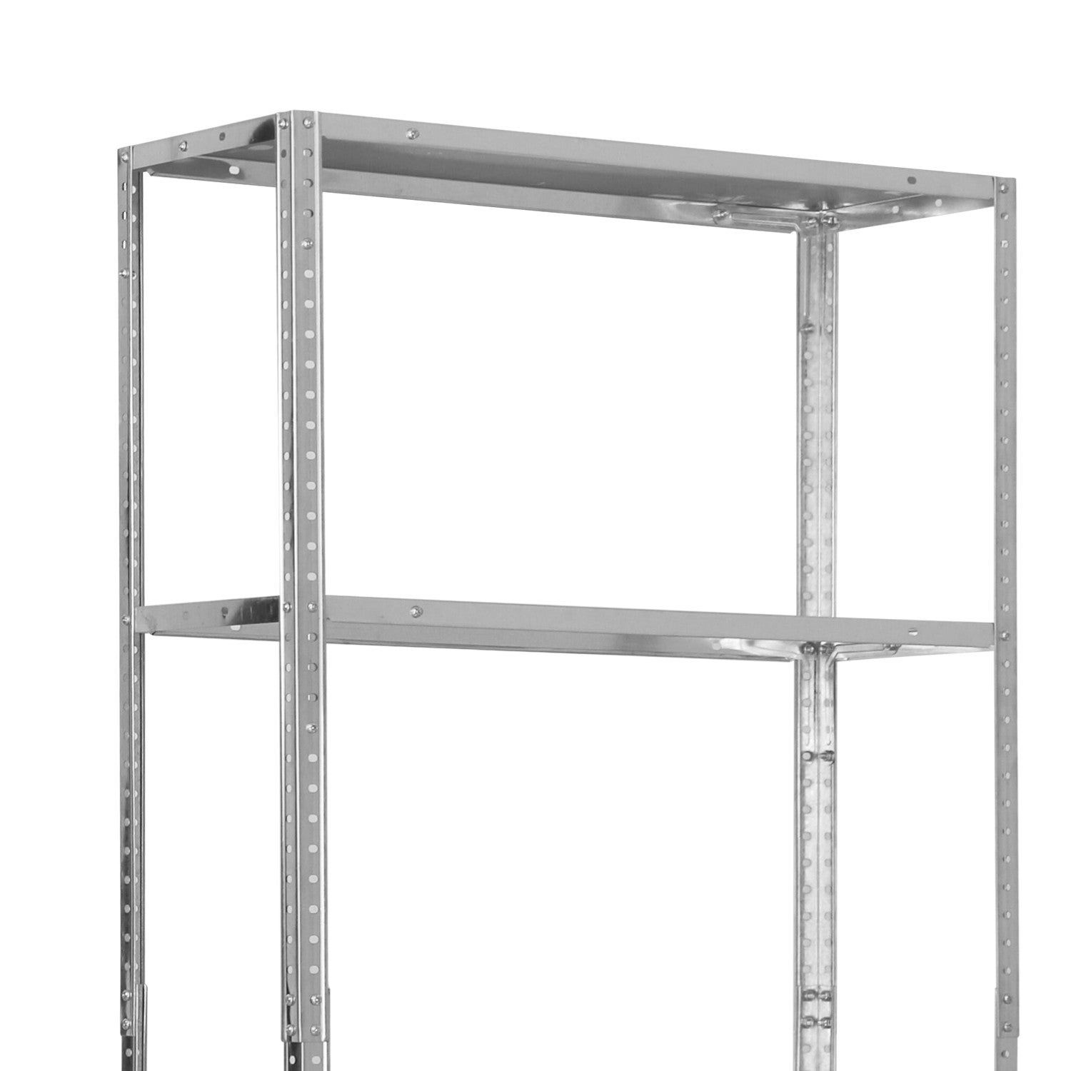 Pack de 2 Estantes Modulares Metálicas SteelSmart com 4 Prateleiras 160kg 145x30x70cm 7house - 3