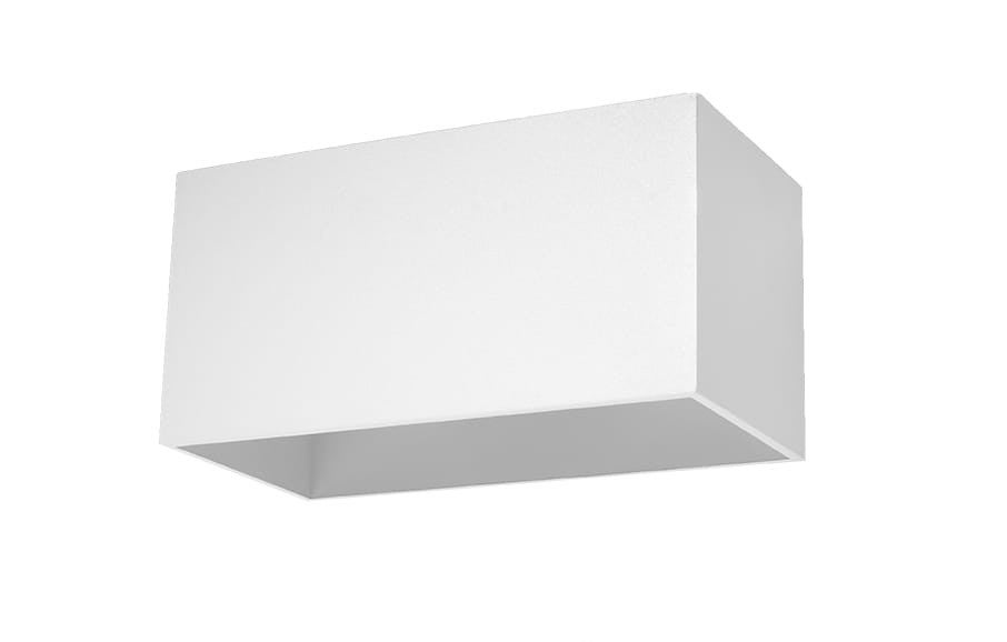 Kinkiet ścienny Quad biały 2xG9x40W wym: 10 x 20 x 20 cm aluminium IP20 Sollux Lighting
