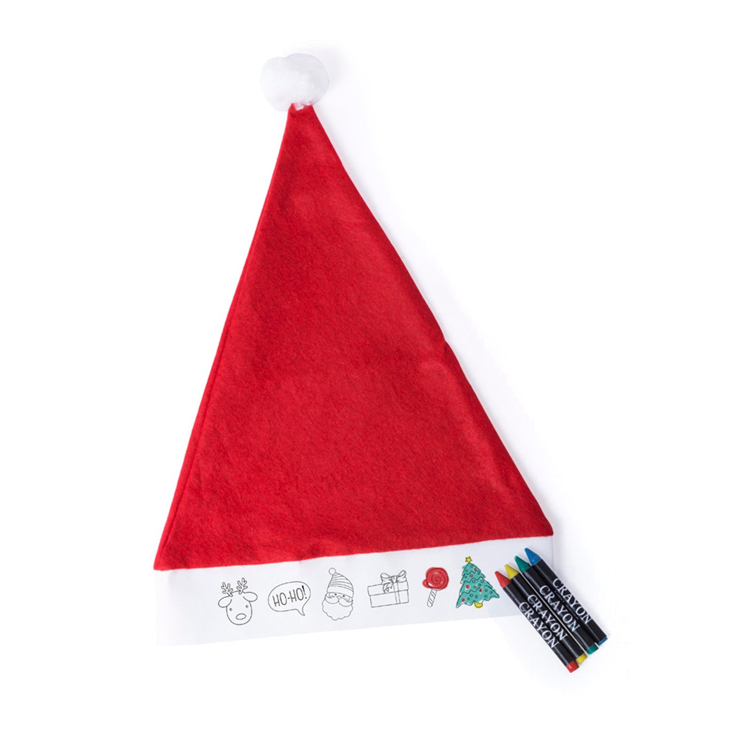 Lot De 20 Bonnets De Père Noël En Tissu Non Tissé - 30x40 Cm - Unisexe Rouge Pour Fêtes De Noël