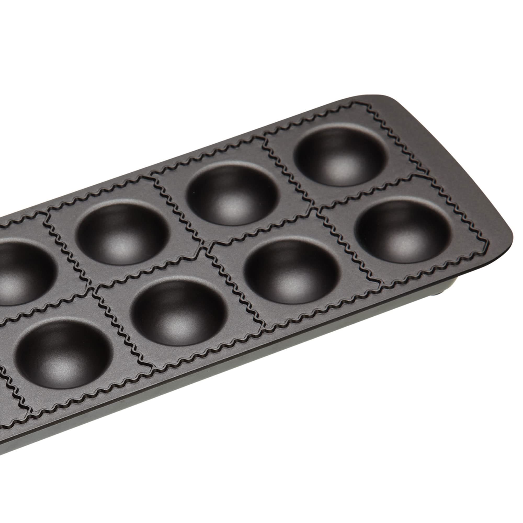 KitchenCraft World of Flavours Kit per pasta ripiena con vassoio antiaderente per ravioli e rullo, 33 x 11,5 cm - 2