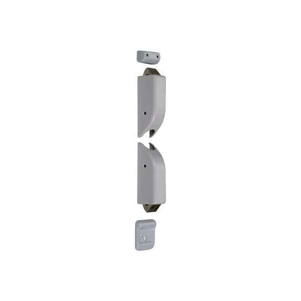 Jeu de pênes + vis + gâches haut et bas iseo - non coupe-feu - blanc - 9410201405