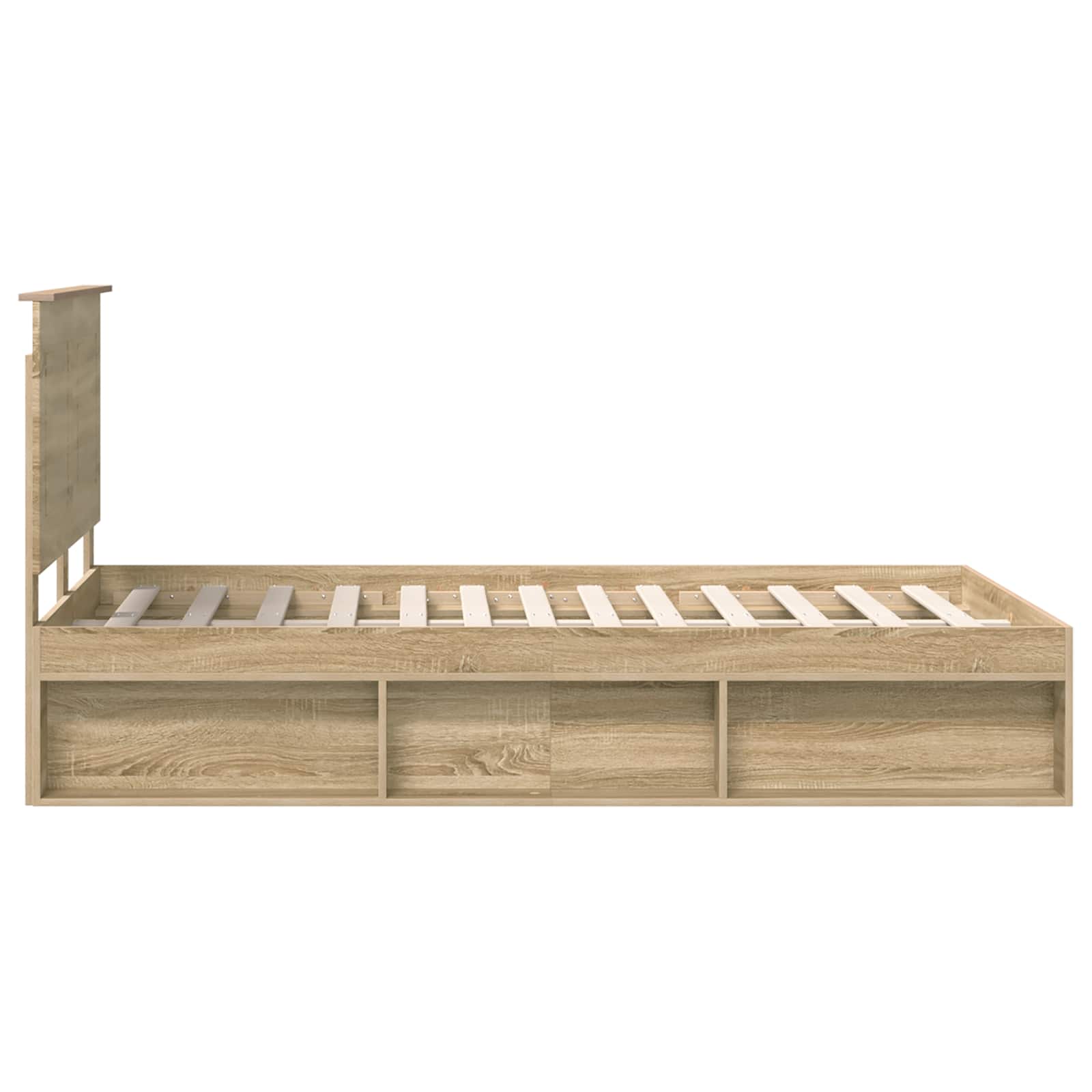 Cadre de lit 120 x 200 cm pin massif - 8