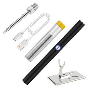 Niceminiwall Kit De Fer à Souder Sans Fil Rechargeable Par USB Avec