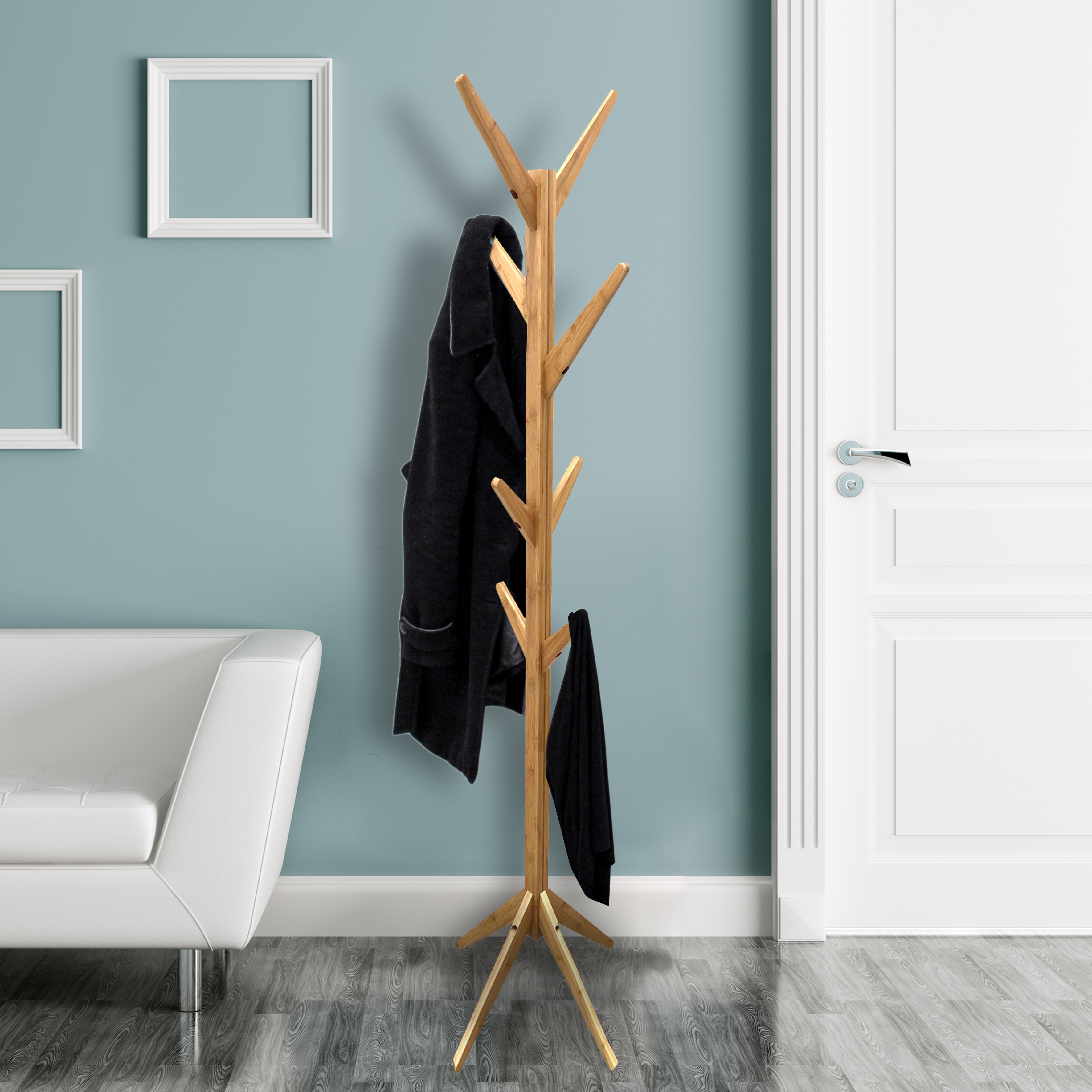 Portemanteau - HOME DECO FACTORY - Bambou - Beige - 2