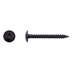 Lot De Vis à Bois Noires Tête Plate Antique - Diamètre 3-5 Mm, Longueur 15-50 Mm, Acier, Neuves
