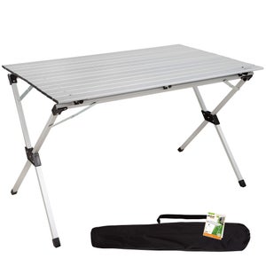 Tavolo Pieghevole Da Catering Bianco 85x85x74 Cm - Perfetto Per Giardino, Campeggio, Buffet E Feste