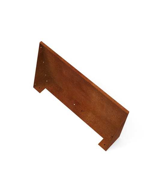 5pcs Mur de soutènement en Métal Acier Corten Premium L.100 x H.60 cm - madecoupesurmesure - 8