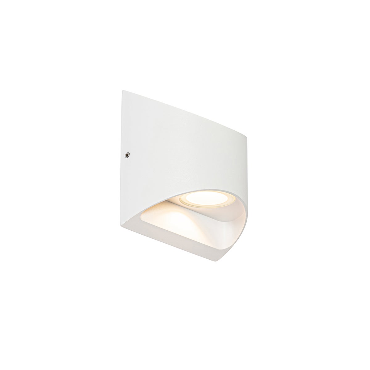Nowoczesna lampa ścienna zewnętrzna biała z LED 2-światła IP54 - Mal