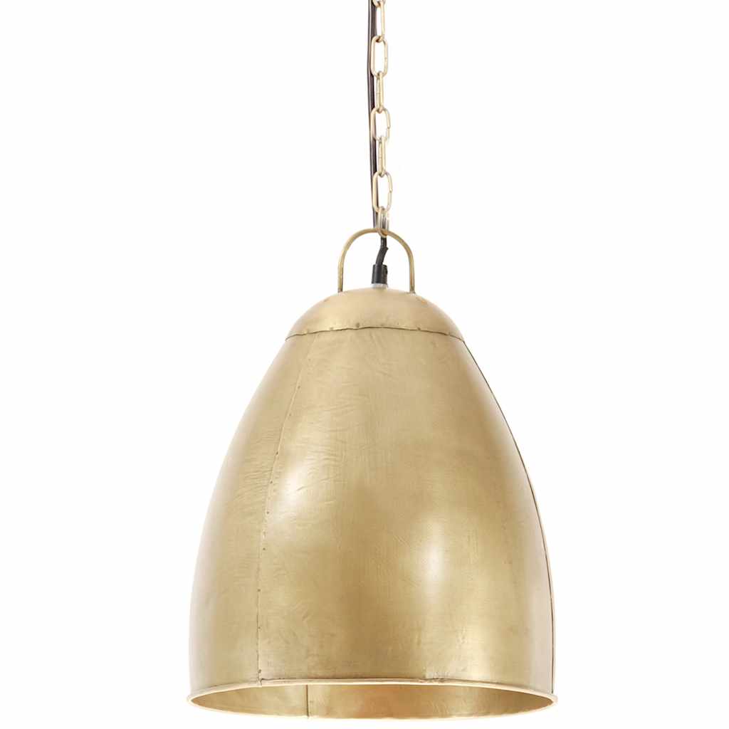 Lampe suspendue industrielle 25 W Laiton Rond 32 cm E27 vidaXL - 2