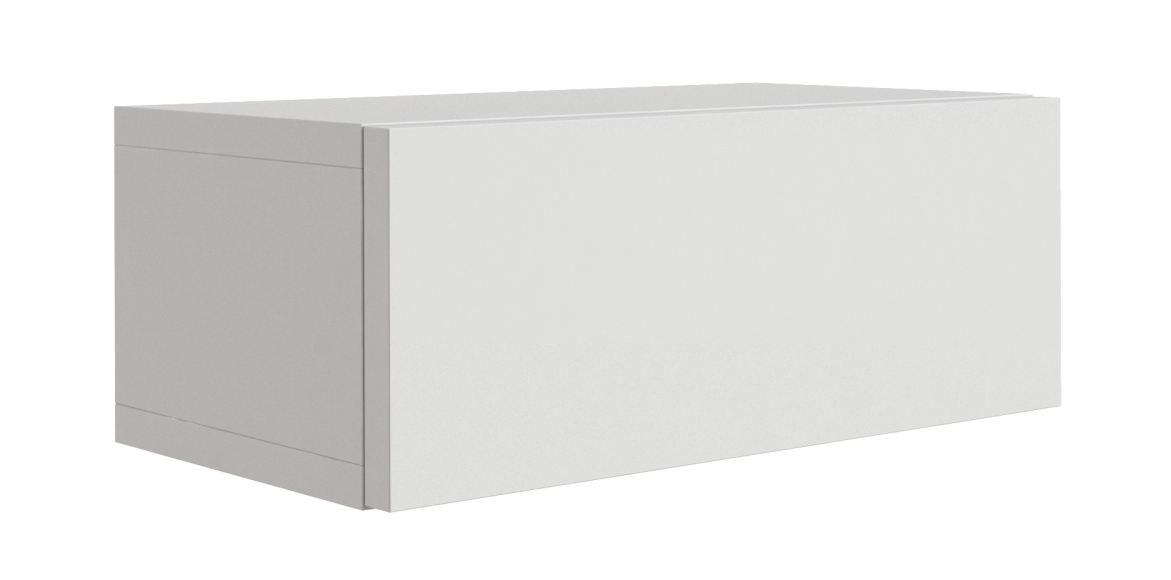 Szafka nocna – front gładki, biały, 40 x 20 x 16 cm, 40 x 20 x 16 cm