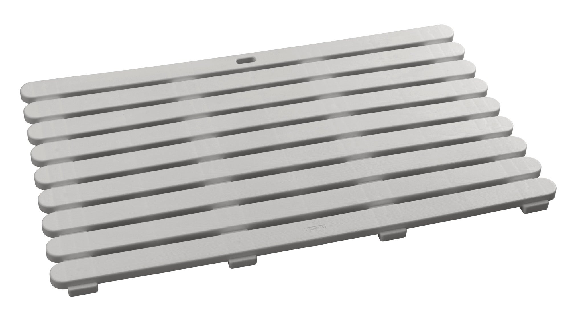 Caillebotis de Douche en Plastique - Tapis de Bain Antidérapant Intérieur/Extérieur - Beige - 80x50x3cm - 2