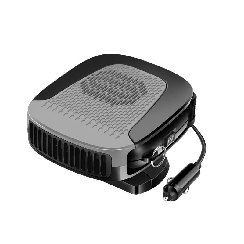 Przenośny ogrzewacz samochodowy, 12V, 150W, ogrzewacz okienny, czarno-szary