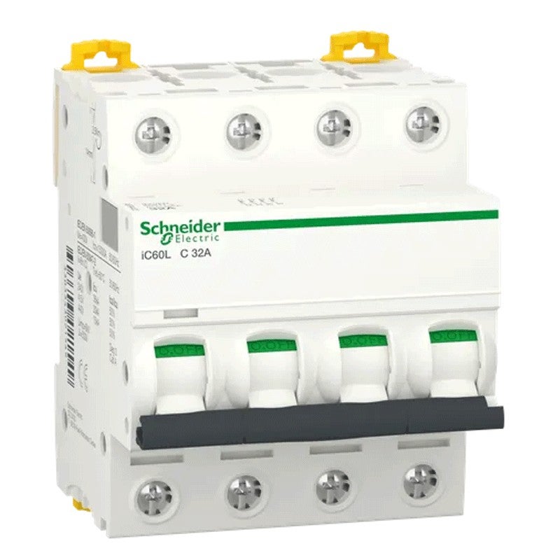 Disjoncteur 32 A - Acti9 - iC60L - 4P - Courbe C - 2