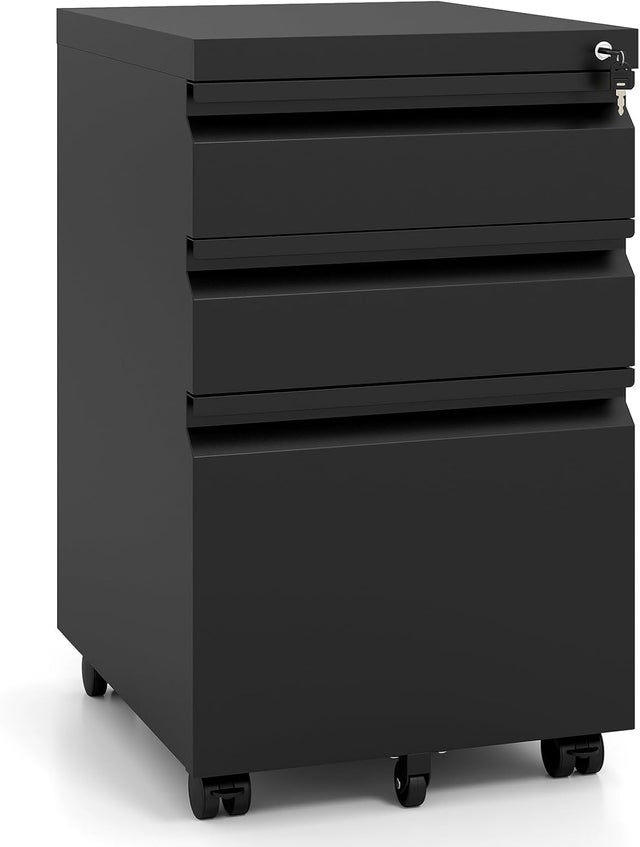Caisson de bureau noir au meilleur prix | Leroy Merlin