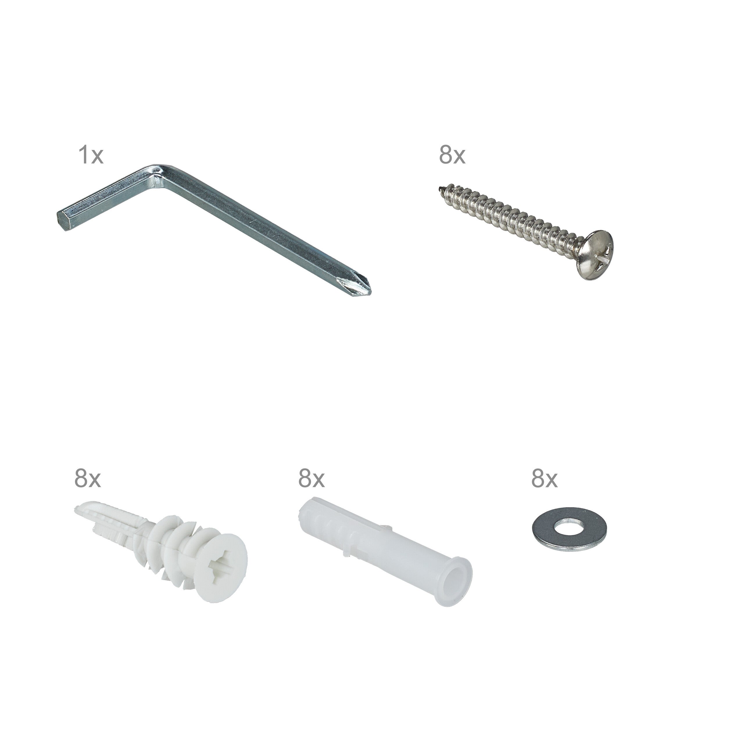 Séchoir à linge, mural, peu encombrant, H x L x P : 15 x 100 x 50,5 cm, pour votre intérieur, blanc, Relaxdays - 6