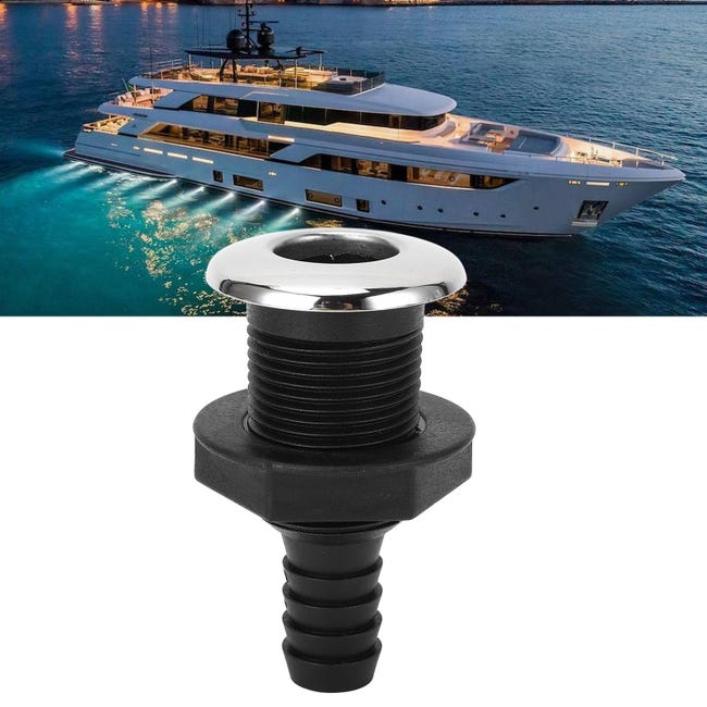 Raccordo Passascafo Scarico Dell'acqua Raccordo Per Barche Connettore Passascafo Per Barche Raccordo Per Tubo Flessibile in Plastica ABS da 3/4 di Raccordo Passascafo Scarico Dell'acqua Raccordo Per Barche Connettore Passascafo Per Barche Raccordo Per Tubo Flessibile in Plastica ABS da 3/4 di