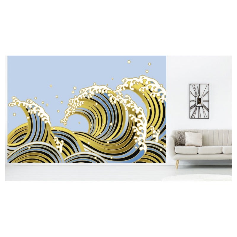 Papier peint intissé VAGUE 400 x 270 cm (LxH) - Tapisserie murale ...