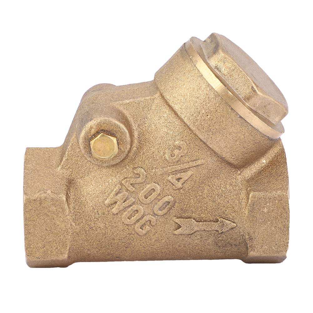 Clapet anti-retour en laiton à filetage NPT 3/4 po Clapet anti-retour unidirectionnel de type Y 1,6 Mpa pour eau et gaz - 6