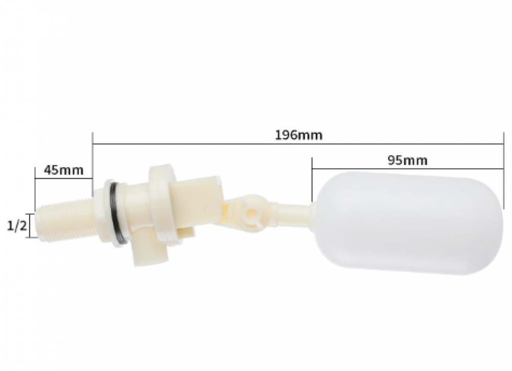 TONUSA yaoqijie 1 PC entrée latérale réglable vanne d'entrée de Toilette raccords de citerne Flotteur vannes de Remplissage Closestool pièces de Rechange luminaire de Salle de Bain Lasting