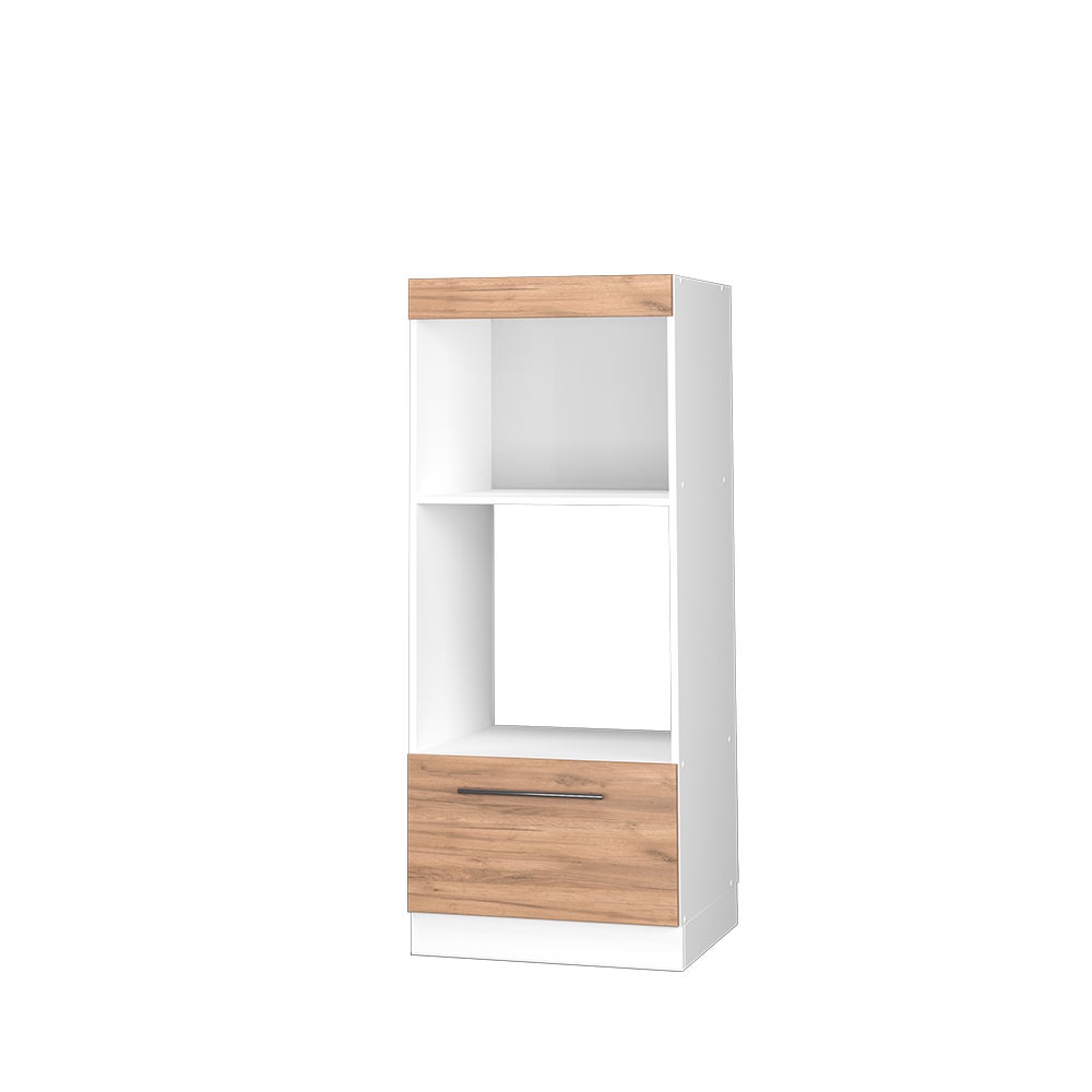 Vicco Szafka do mikrofalówki Fame-Line, Złoty dąb energetyczny, 60 cm otwarty