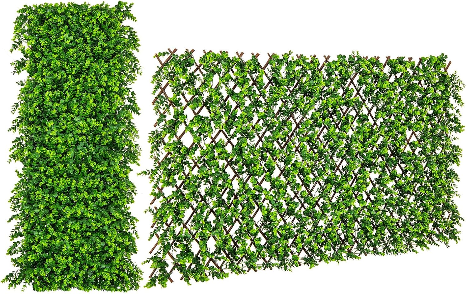 Haie Artificielle Brise-Vue Décoration Extensible, Panneau pour Clôture ...