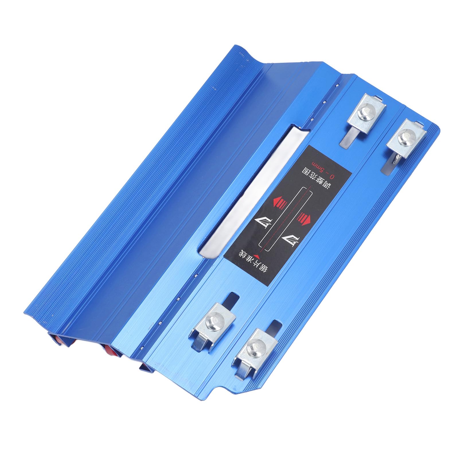 Dispositif de biseautage de carreaux de céramique, coupe-coin à 45 degrés, outil d'angle en alliage d'aluminium bleu - 4