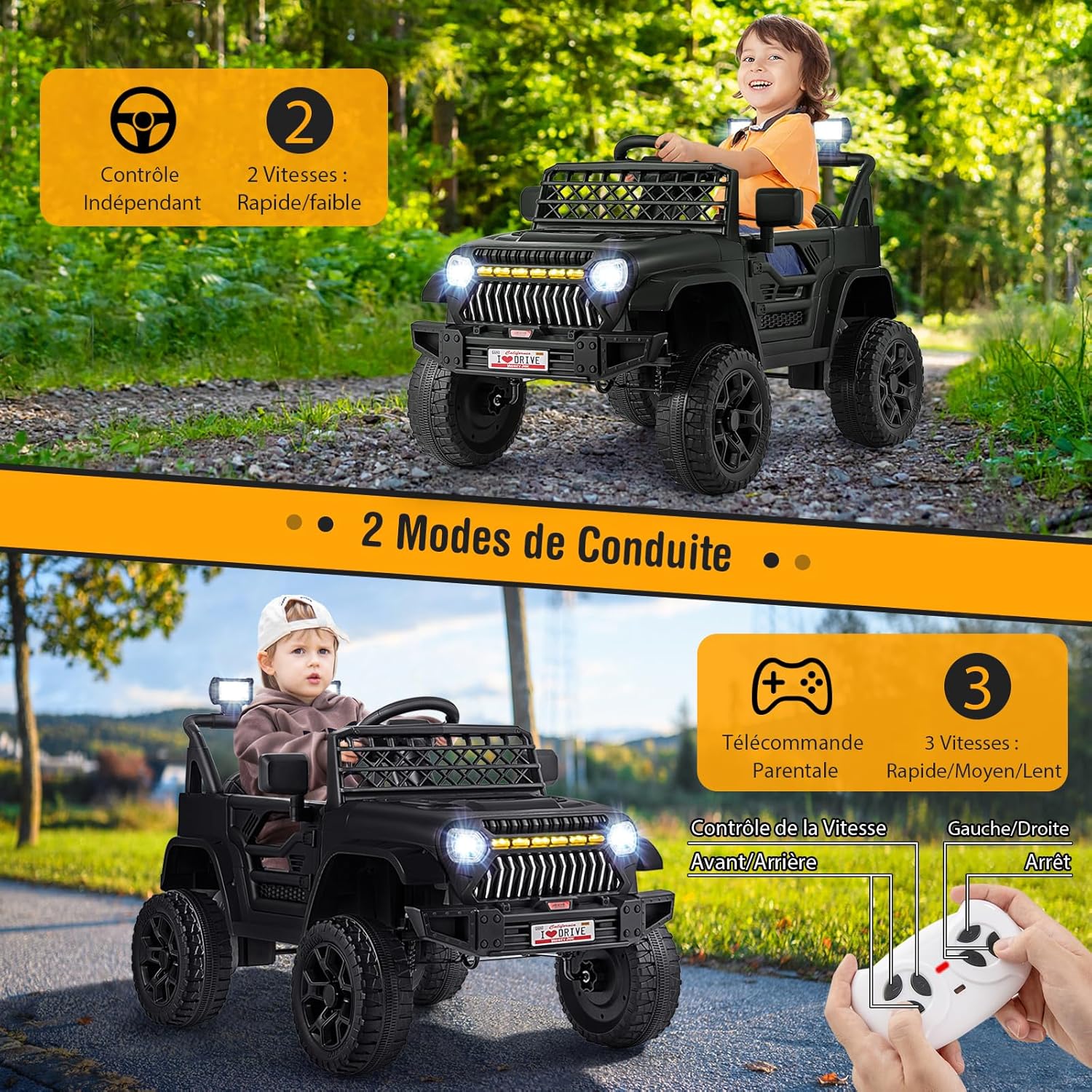 HOMCOM Voiture électrique Pour Enfants Licence BMW I4 12V Avec Télécommande MP3 Musique Lumières Et Ceinture 115x67x45 Cm Noir | France