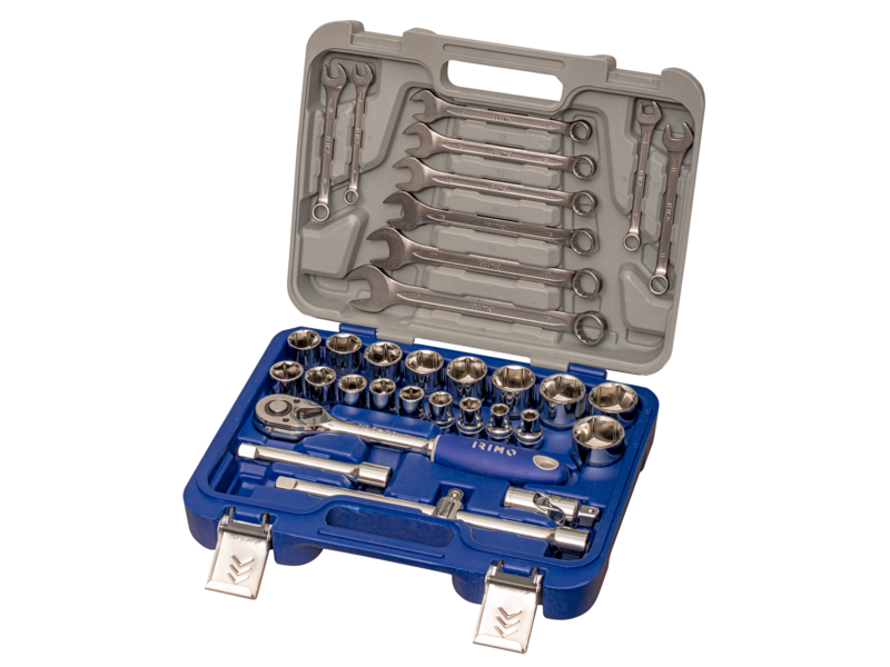 Coffret 101 Pièces Clés à Cliquet Irimo - Pour Auto Et Bricolage - Acier Chromé