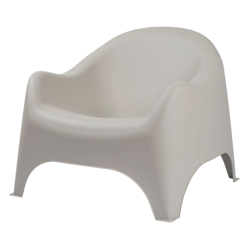 Fotel ogrodowy Dumbo 80x81x70 cm nierozkładany beżowy