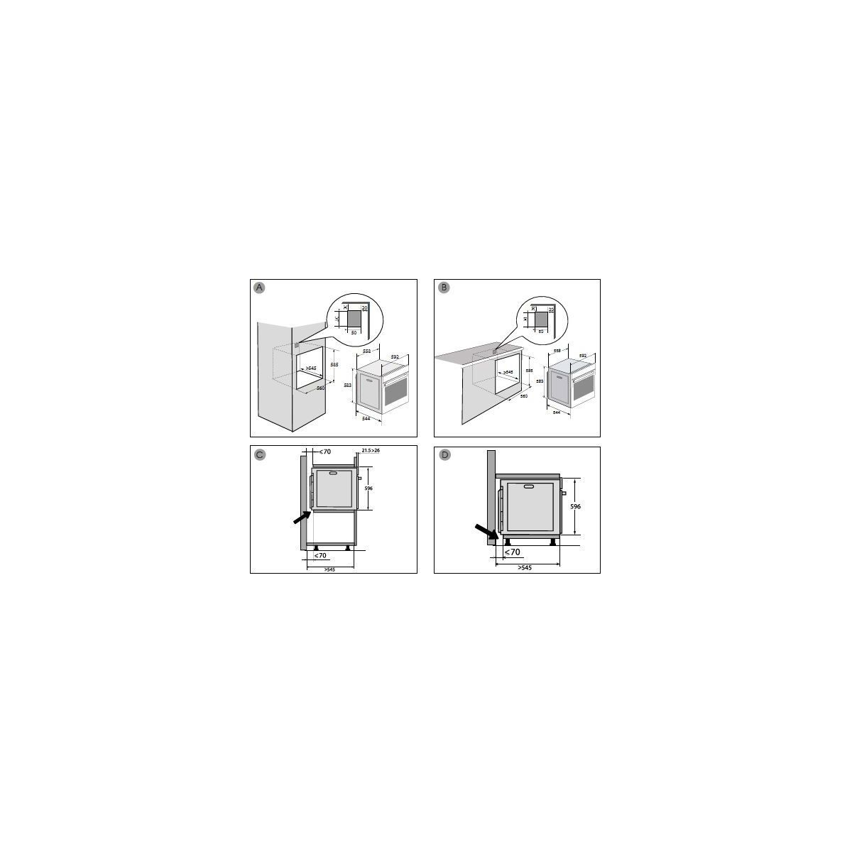 Four encastrable BRANDT BOP7534B - 5