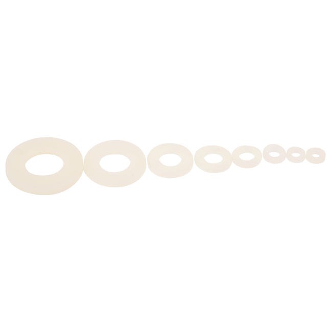 Scatola da 25 unità di rondelle piatte in zinco 4,3x9mm Fadix Scatola da 25 unità di rondelle piatte in zinco 4,3x9mm Fadix