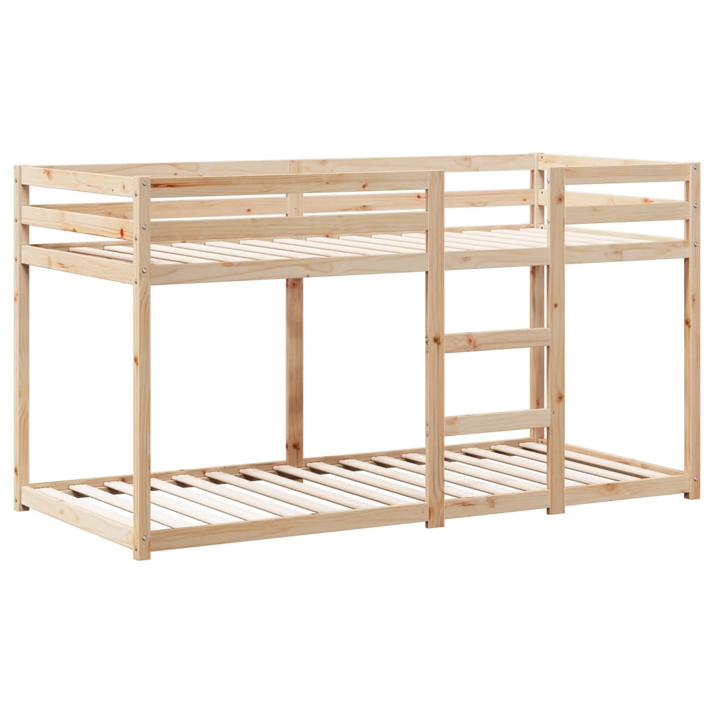 Lit superposé avec toit 75x190 cm bois de pin massif CFW51713 - 4