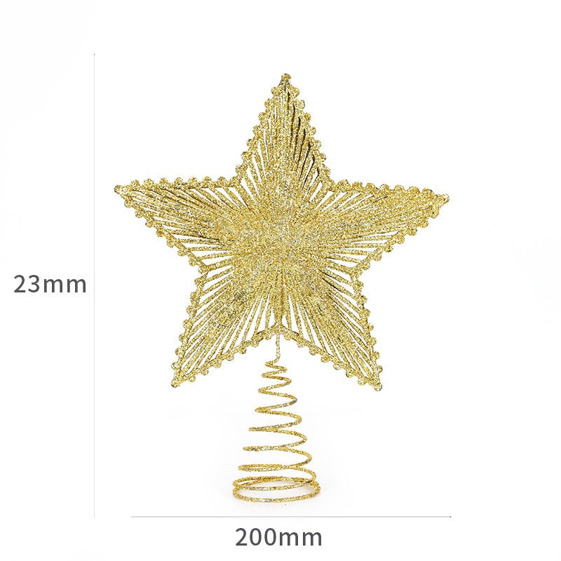Décoration de sapin de Noël, décoration de Noël, décoration de sapin en forme d'étoile de Noël, décoration de sapin de Noël, fournitures de Noël - 3