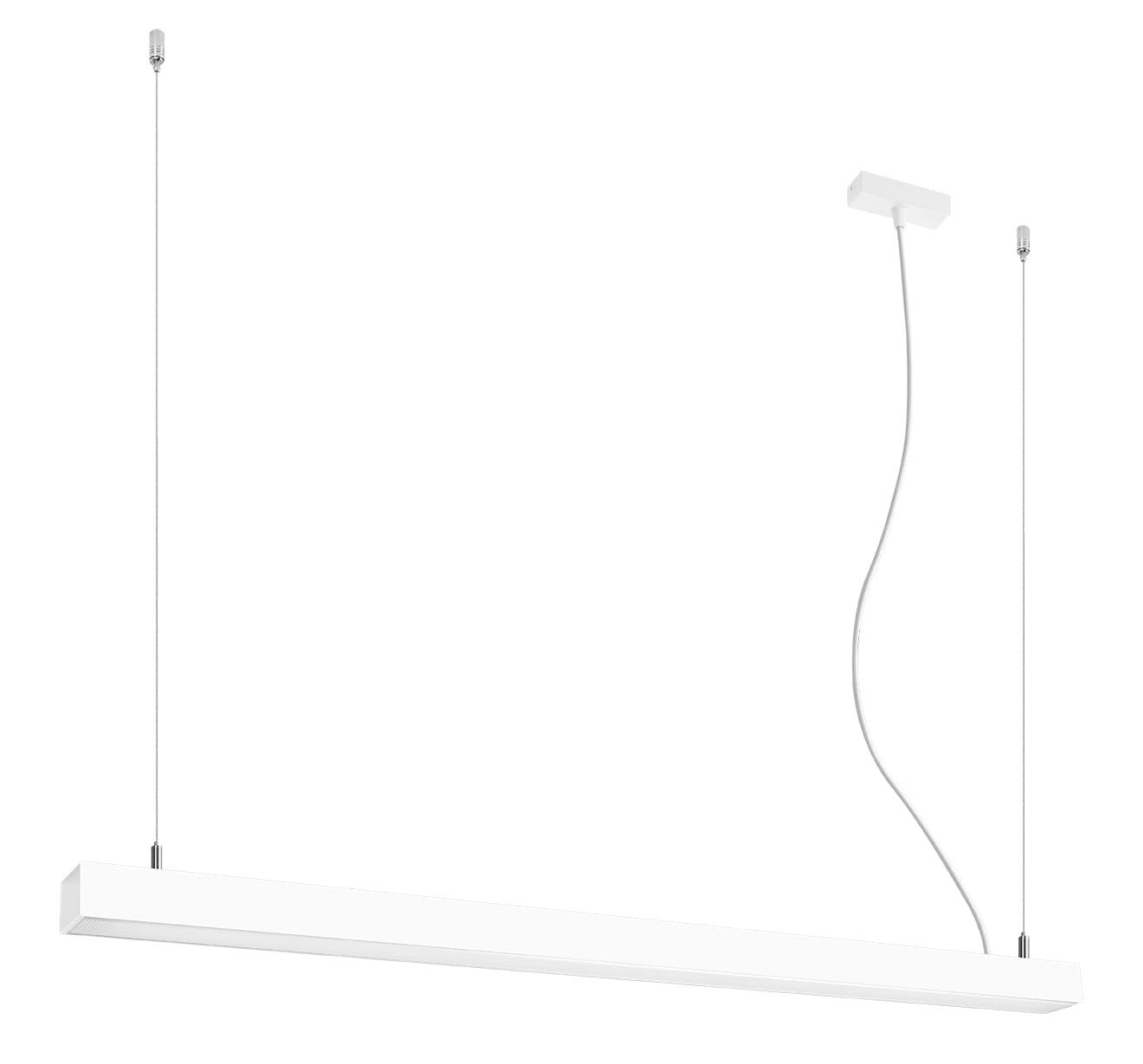 Lampa wisząca Pinne biała LED 38W 4000K 5700lm wym: 150 x 115 x 5,5 cm metal Thoro Lighting